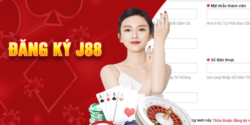 Đăng ký J88 dễ dàng, nhanh chóng chỉ trong 2 phút